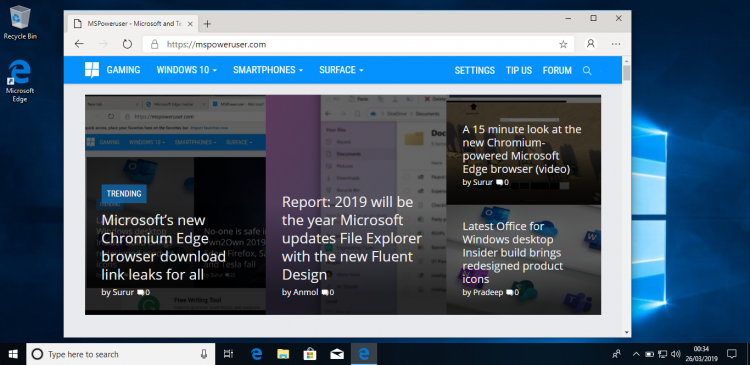 Microsoft готовится к развёртыванию Microsoft Edge для инсайдеров Windows
